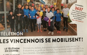 RVA passe dans Vincennes Info pour le Téléthon