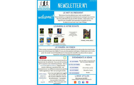 ALLEZ VOIR NOTRE NOUVELLE NEWSLETTER!!!
